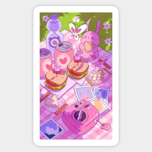 Picnic (bunny) Sticker